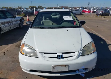 2001 Honda Civic Lx from USA, damaged, VIN 1HGEM21521L034085